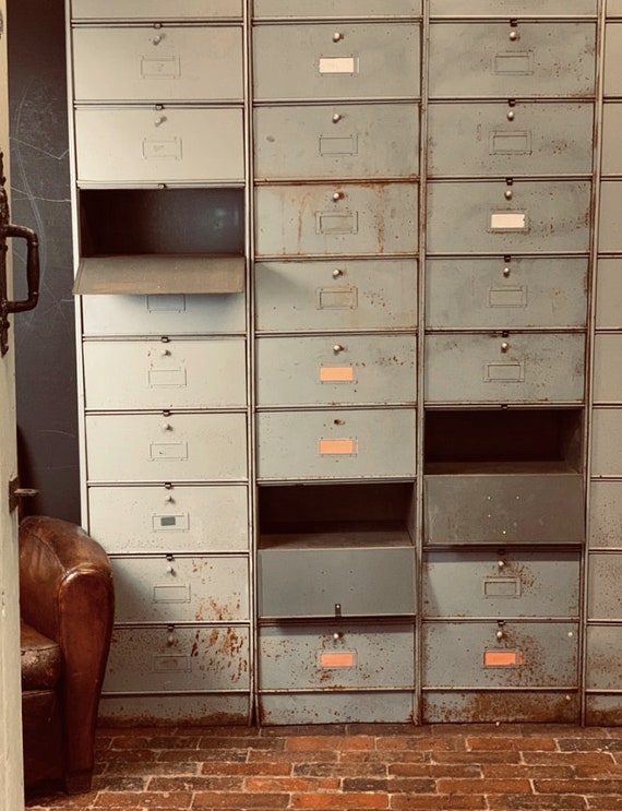 Extra Large Industrial Pigeon Hole Draws Bank Of Drawers Etsy
