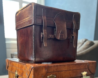 Rare Victorian Hatbox Trunk by John Pound London