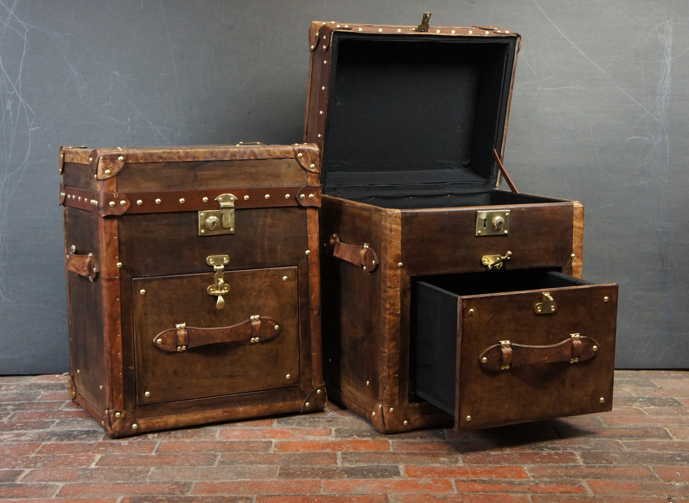 Trunk nightstand deals