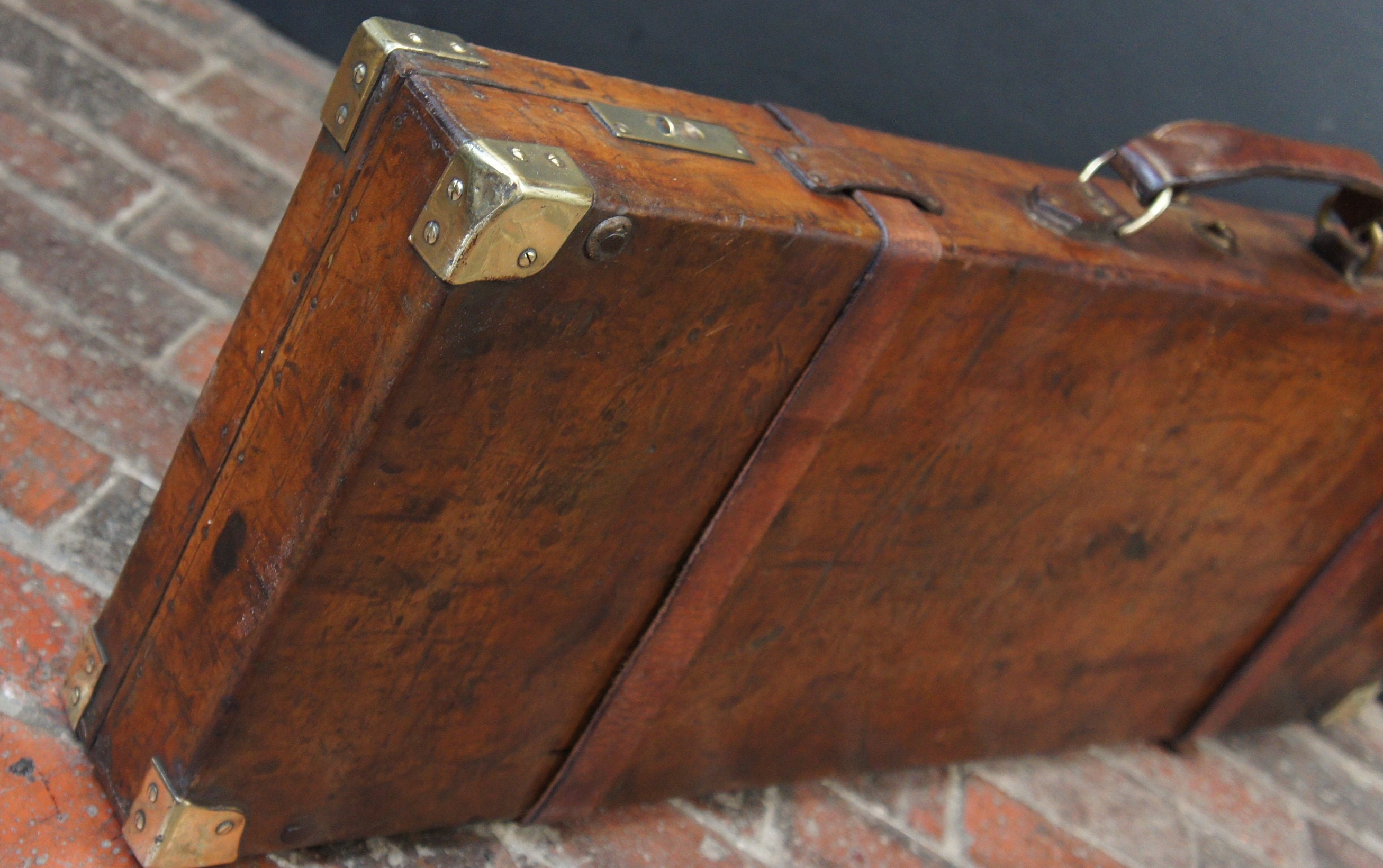 Westley Richards Double Oak & Leather Antique Gun Case Etsy