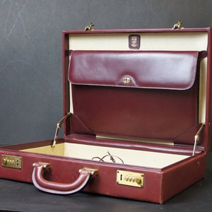 Luxury Attache Case By GUCCI with Removable Briefcase Folder