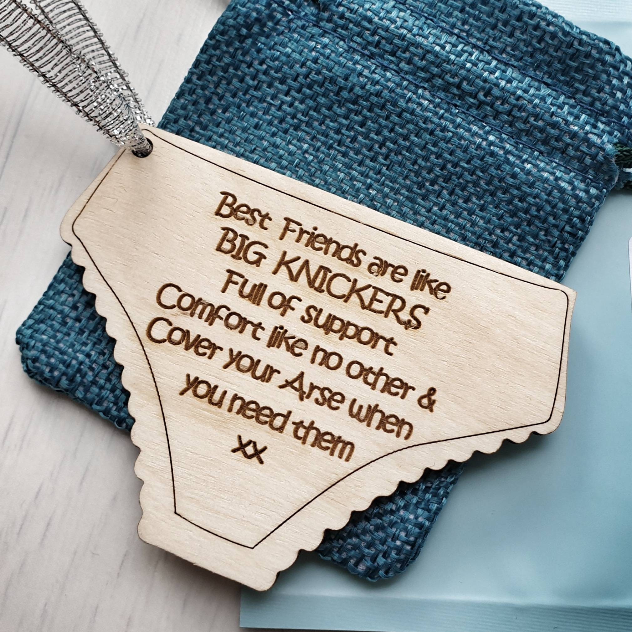 Best Friends Are Like Big Knickers: Funny Gift For Best Friend