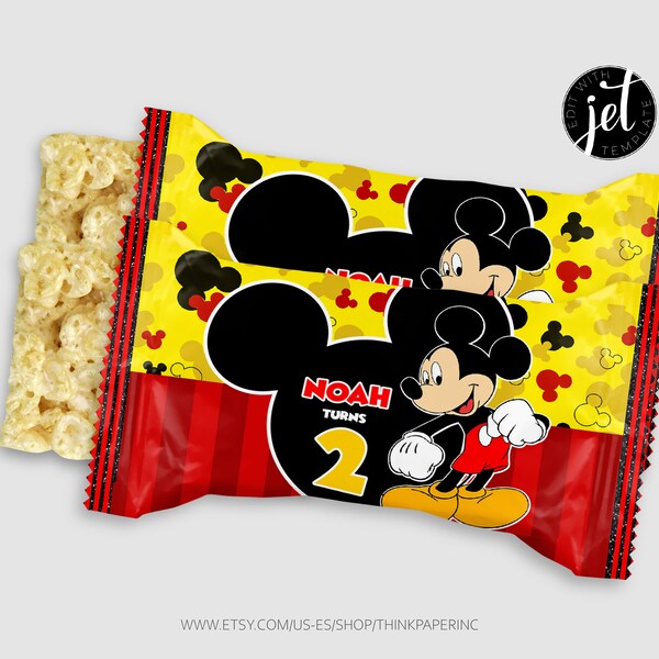 Minnie Mouse Candy Bar Wrapper Template - Etsy