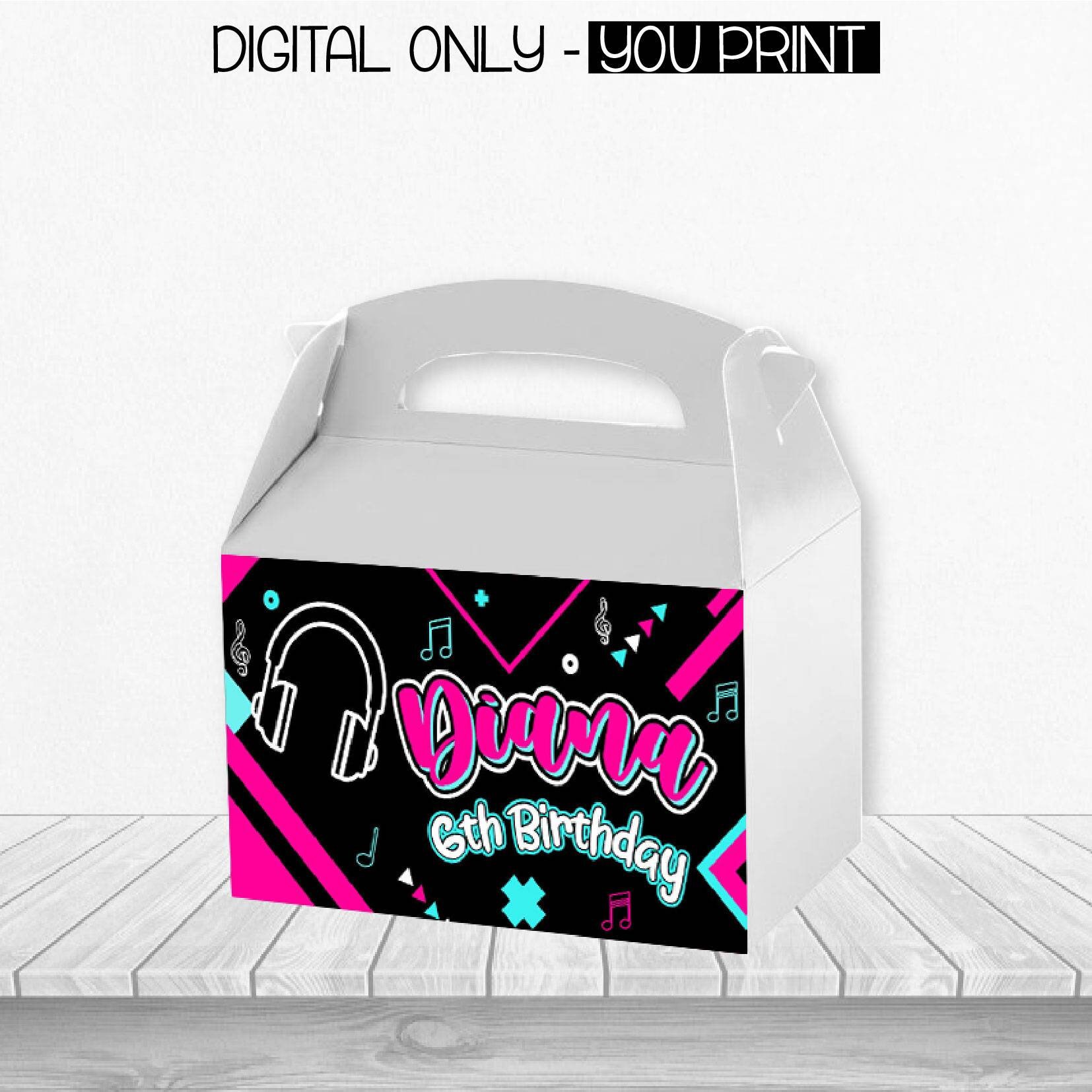 Gift Box Label Printable Gift Box Label Etsy