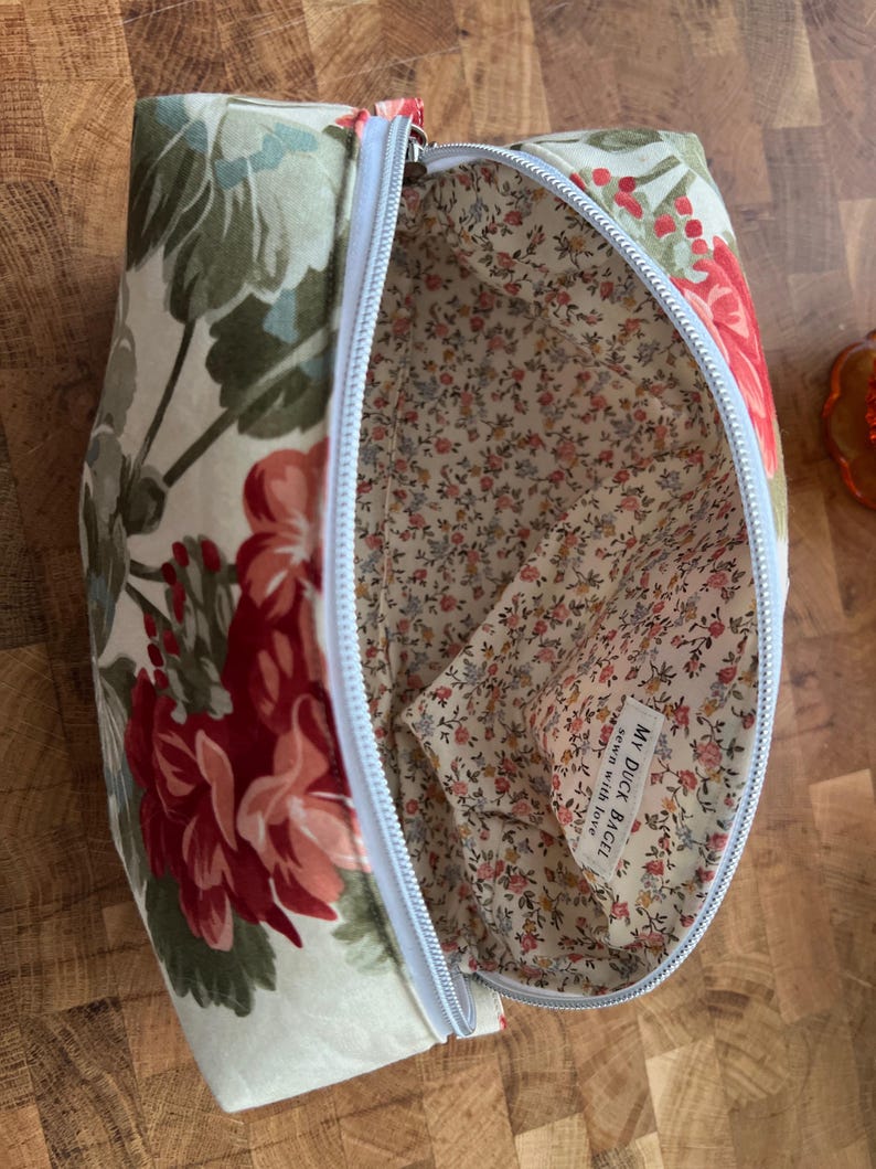 MyDuckBagel Quilted Cosmetic Bag
