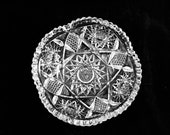 American Brilliant Cut Glass Thick, Deep 8 quot Serving Bowl, circa 1880 39 s, ABP-bowl 2