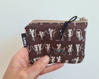 Fabric Machine Zipperpouch Funny Mouses