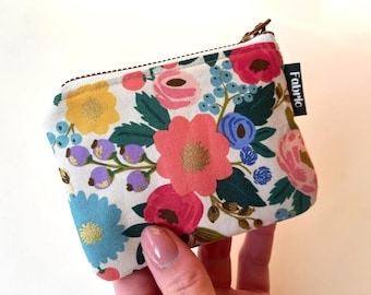Fabric Machine Zipperpouch Rifle Paper flower