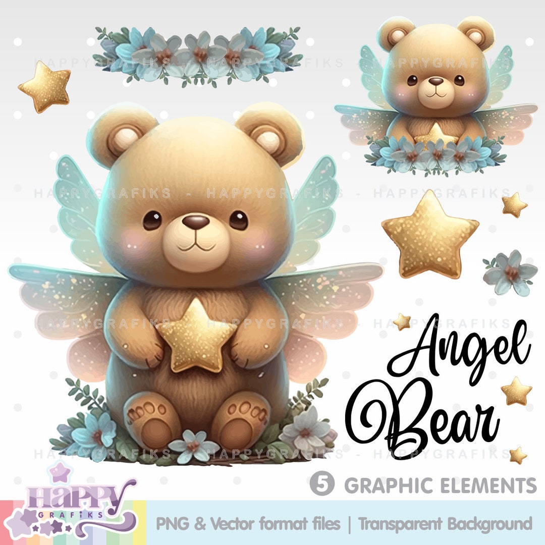 5 Cute Teddy Bear Clipart! - The Graphics Fairy