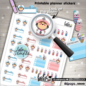 Medicine Stickers Printable Planner Stickers Prescription - Etsy