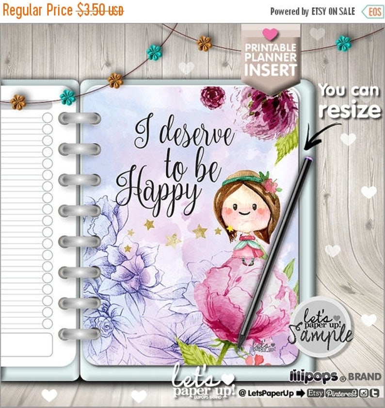 Planner Insert Printable Planner Insert Planner Divider Etsy
