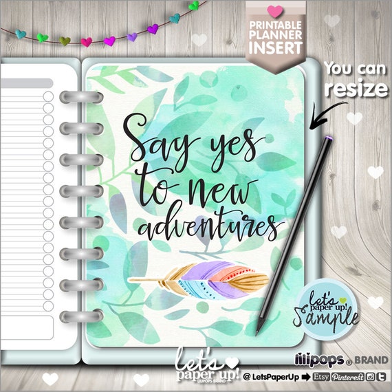 Planner Insert, Printable Planner Insert, Planner Divider, Planner 