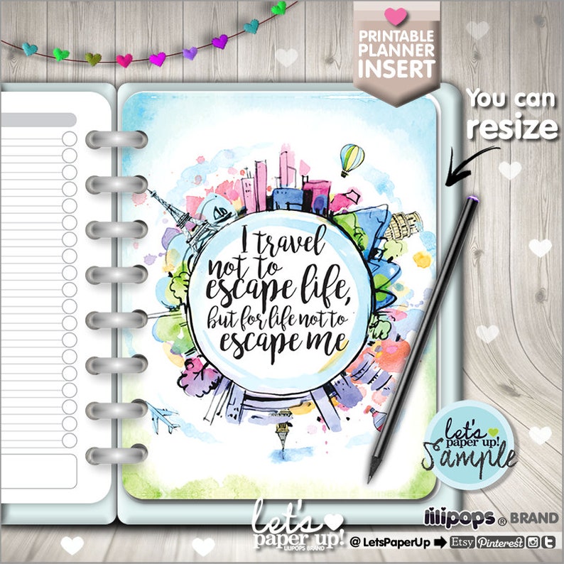 Planner Insert Printable Planner Insert Planner Divider Etsy