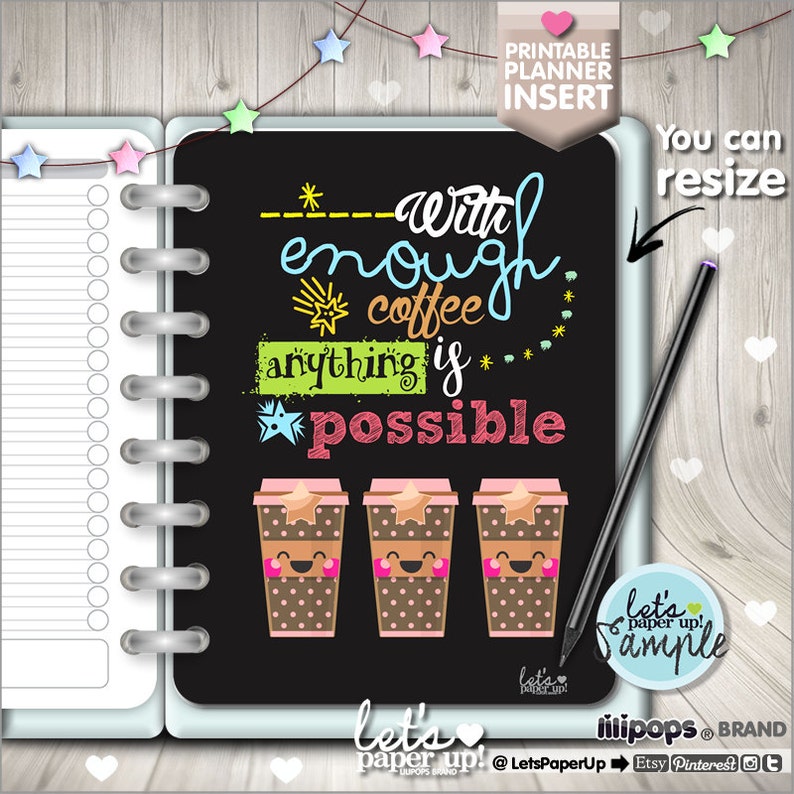 Planner Insert Printable Planner Insert Planner Divider Etsy