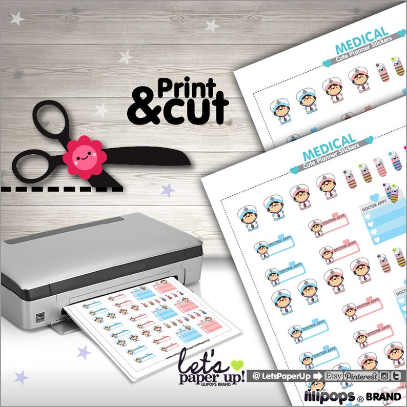 Medicine Stickers Printable Planner Stickers Prescription - Etsy