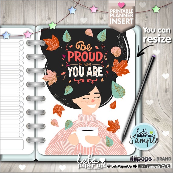 Planner Insert, Printable Insert, Quote Insert, Printable Planner