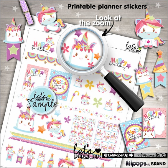 cute stickers unicorn