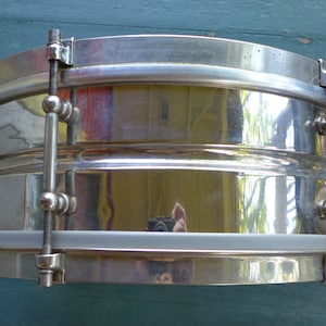Leedy Snare Drum, 1910s-20s, Vintage Drums, Leedy Drums image 3