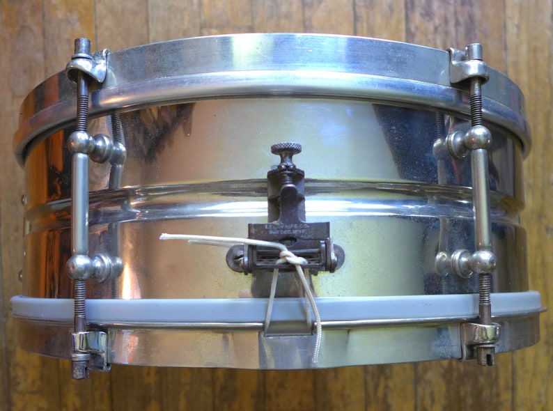 Leedy Snare Drum, 1910s-20s, Vintage Drums, Leedy Drums image 1