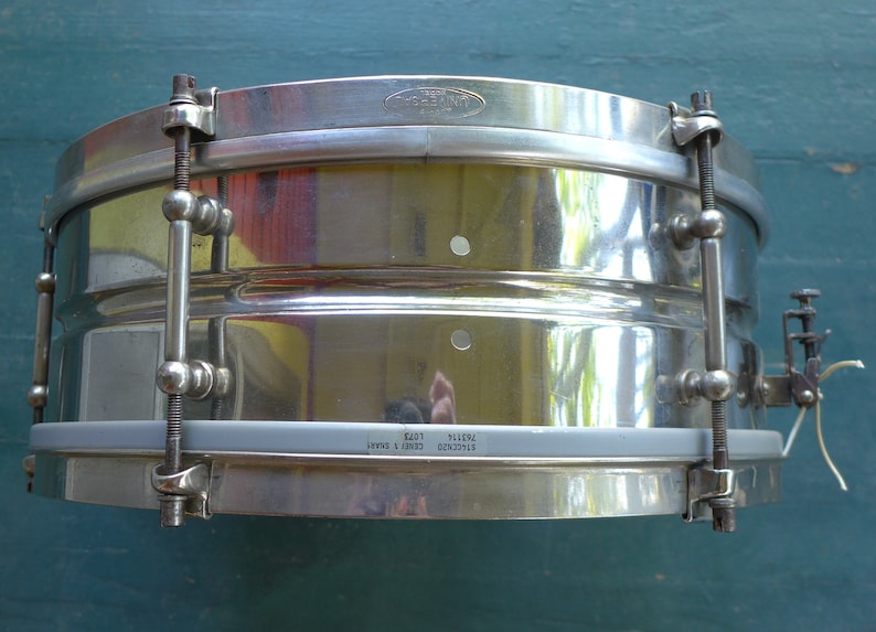 Leedy Snare Drum, 1910s-20s, Vintage Drums, Leedy Drums image 2