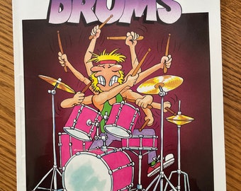 You Can Teach Yourself Drums instruction book.