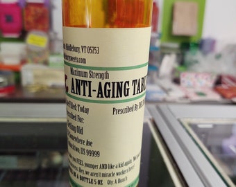 Candy Filled Prescriptions - Anti-Aging Tablets