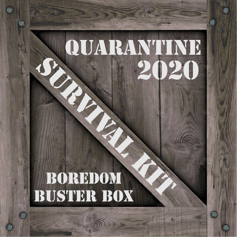 Boredom Buster Box Kids Quarantine Survival Kit image 0