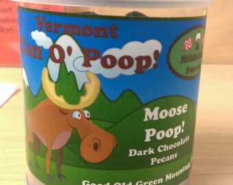 Vermont Can O' Poop - Moose Poop (Dark Chocolate Pecans)