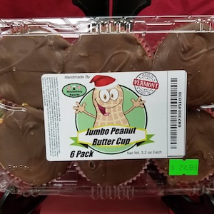 Jumbo Peanut Butter Cup 6 Pack
