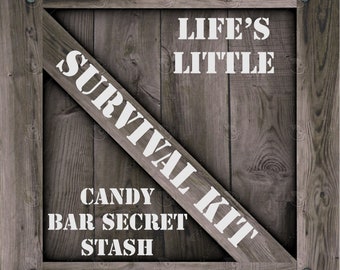 Candy Bar Secret Stash Survival Kit