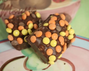 Chocolate Bark Bites - Triple Peanut Butter Bark