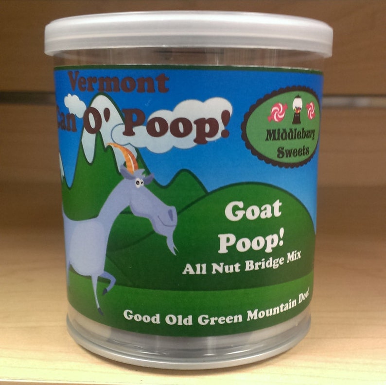 Vermont Can O' Poop Goat Poop all Nut Bridge Mix Etsy