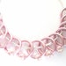 Extra Small Stitch marker set | Lace stitch marker | Sock stitchmarkers | Knitting accessory | light pink rings; light pink beads | #0749