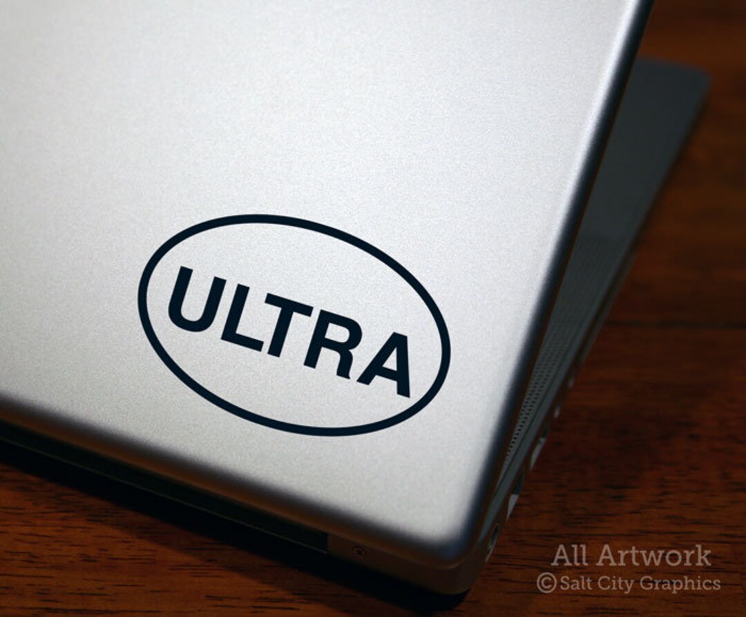 Ultra Racing Bar Sticker ULTRA Decal, Ultra Marathon Sticker - Long Distance Runner, Racing ...