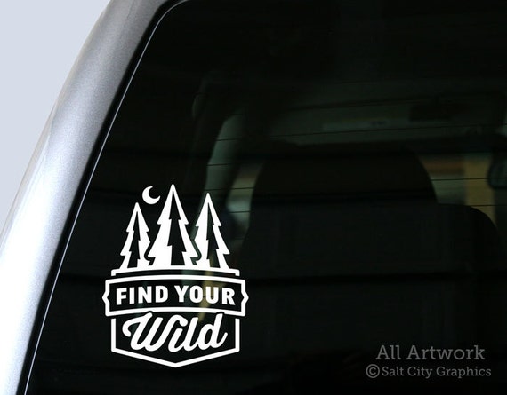 Autocollant camping-car Camper DIY Decal Graphic Star Moon Tree UV