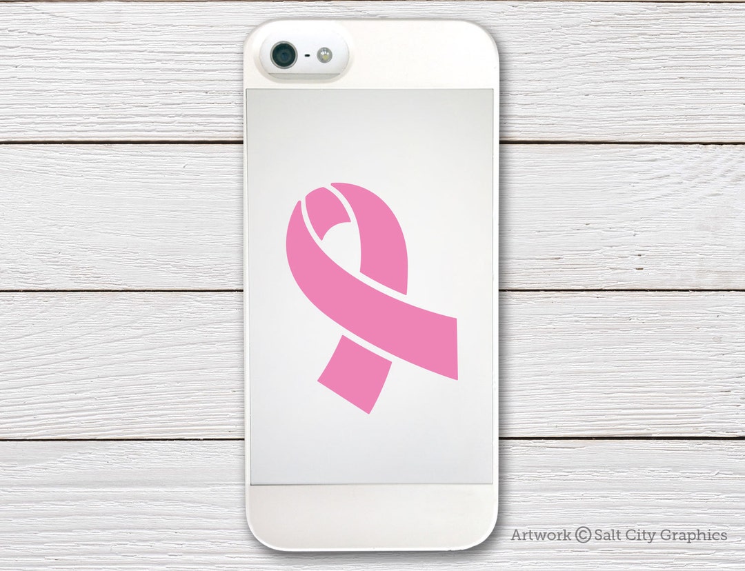 Awareness Ribbon Decal, Cancer Support Sticker - Ribbon Sticker, Social ...