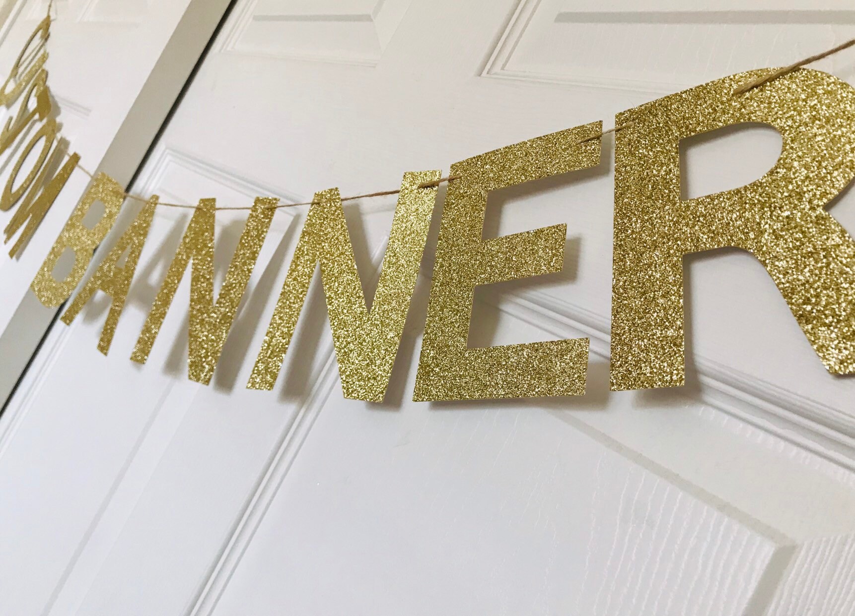 Custom Glitter Banner Gold Glitter Banner Glitter Party Etsy.de