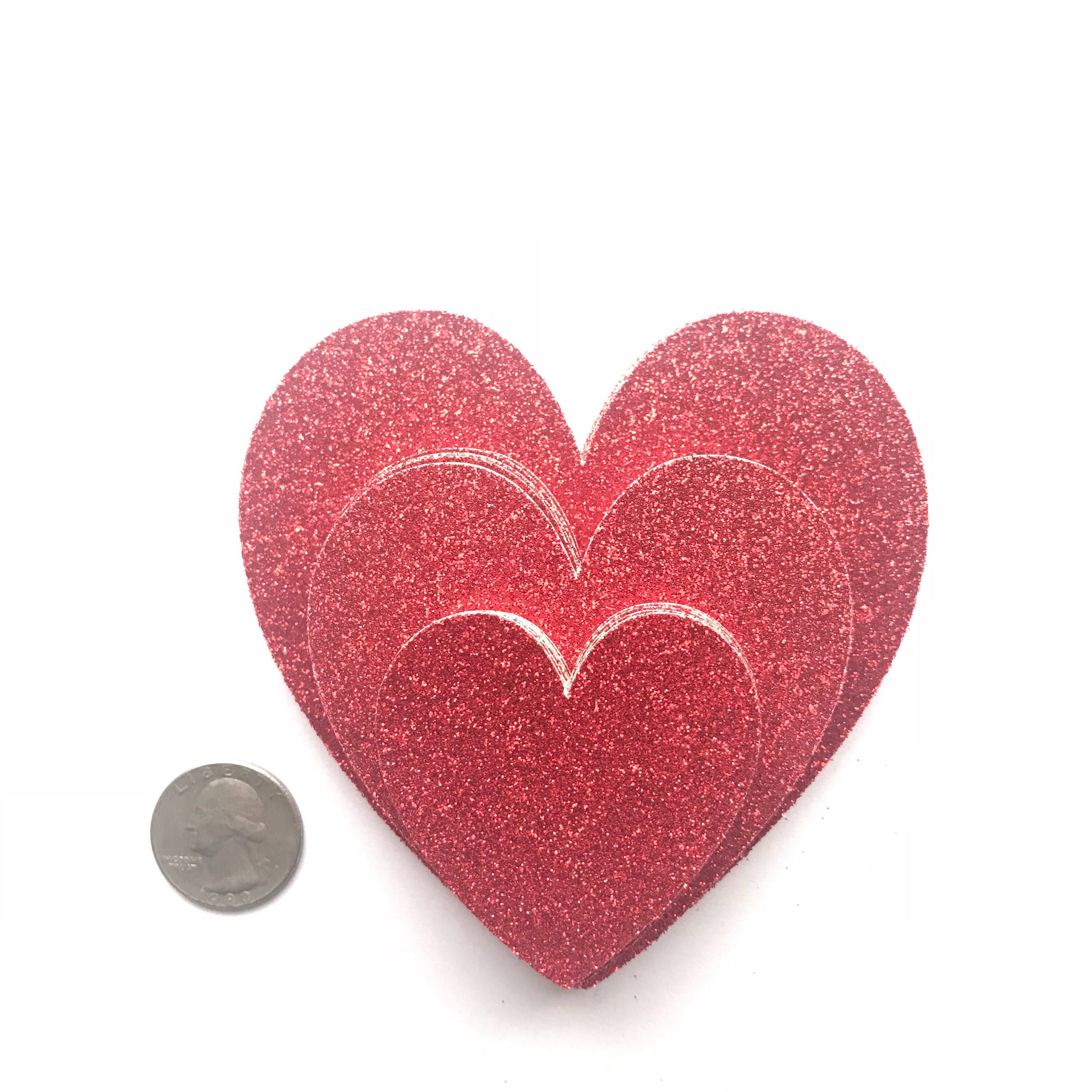 Hearts Cut Outs Hearts Die Cut Valentine's Day Etsy