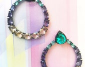 KC JAT Designs Multicolor Crystal Earrings