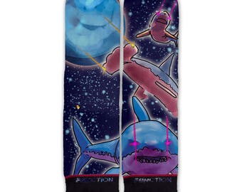 sharks with lasers etsy