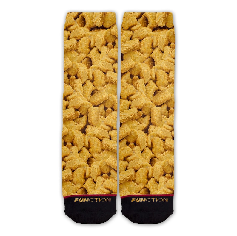 Function Chicken Nuggets All Over Fashion Sock