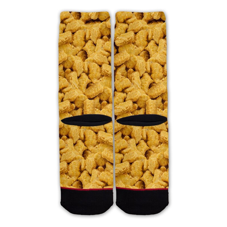 Function Chicken Nuggets All Over Fashion Sock