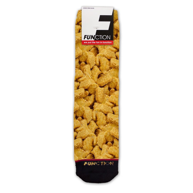 Function Chicken Nuggets All Over Fashion Sock