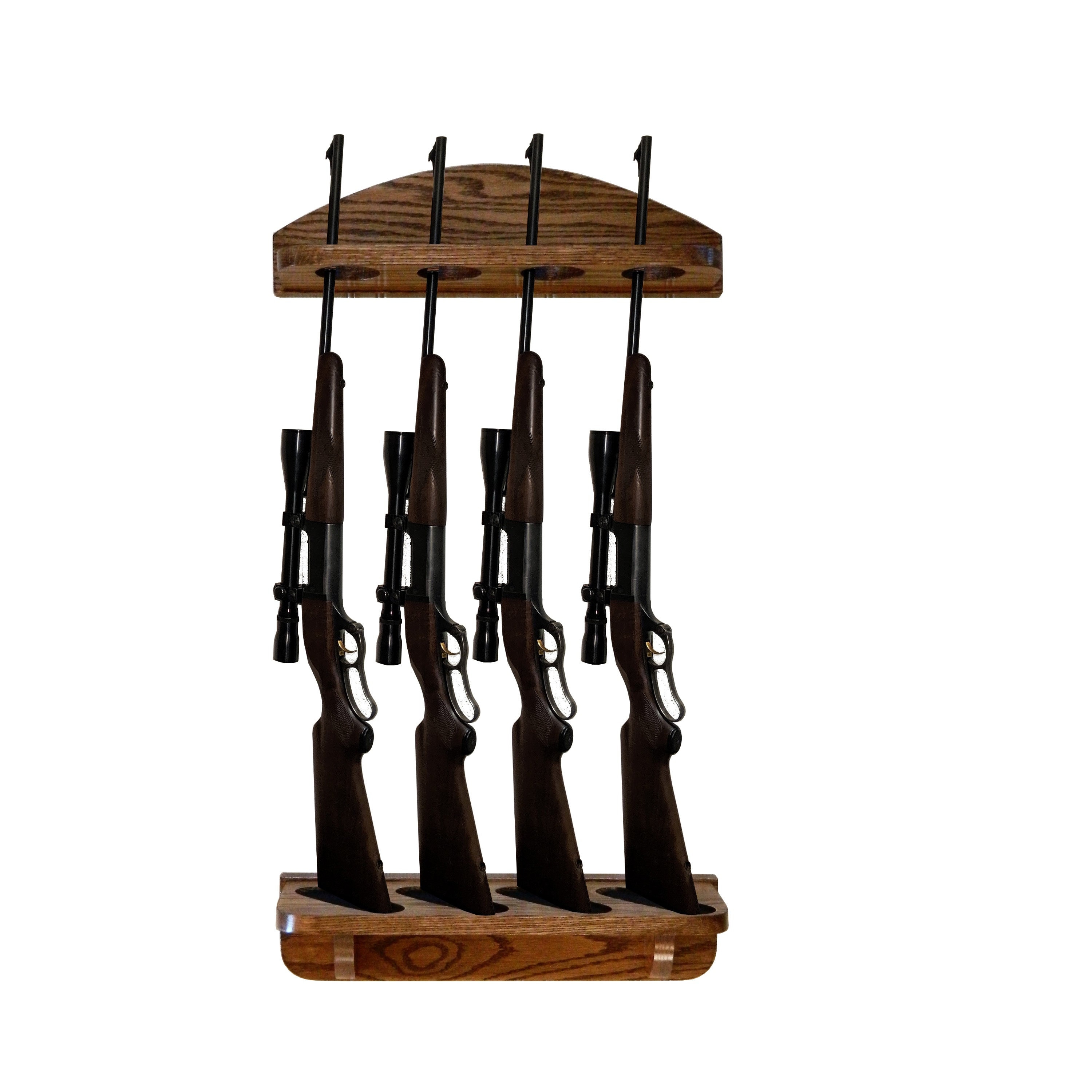 Gun Display Rack Slide Racks 4-gun Solid Oak Wall Display Gun Rack for Rifles and Shotguns - Etsy