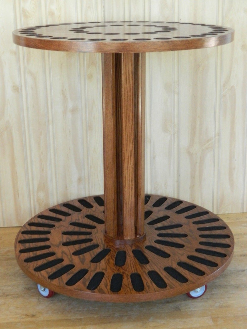 Rotating Gun Rack 48gun Solid Oak Worlds Biggest Production Etsy