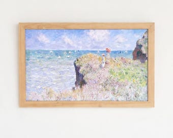 Build Together Alder Wood Frame Compatible only with Samsung The Frame TV (2021-2026), Wall Mount, Handmade 2.5" Wide