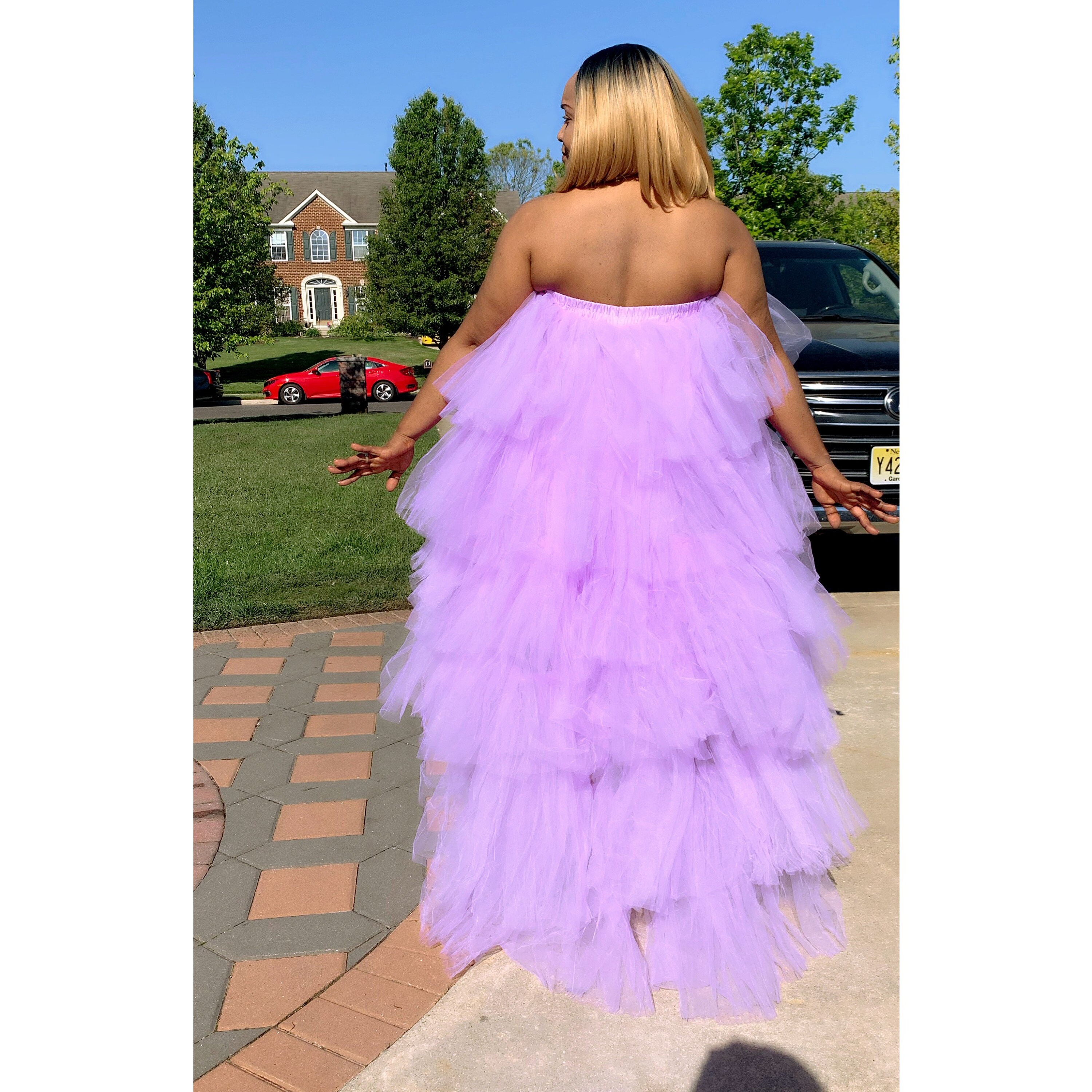 High low tutu layered dress Etsy