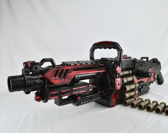 CRIMSON SALVO. Nerf Prop Cosplay Weapon. - Etsy Denmark