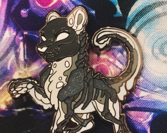 Fursona Pins #1070 Skully Jaguar VICTOR