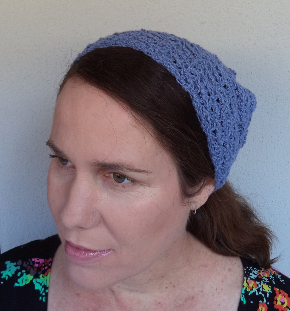 Crochet bandana patterns pattern headscarf long